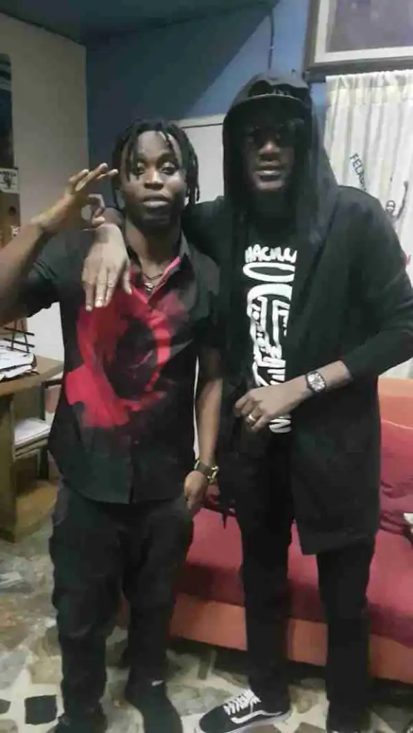The Moment 2Baba Invited Singer Demmie Vee On Stage At Fela Concert (Video, Pics)
